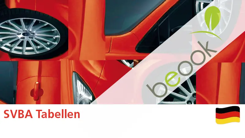 SVBA-Tabellen 2021 (Einzel, ebook)